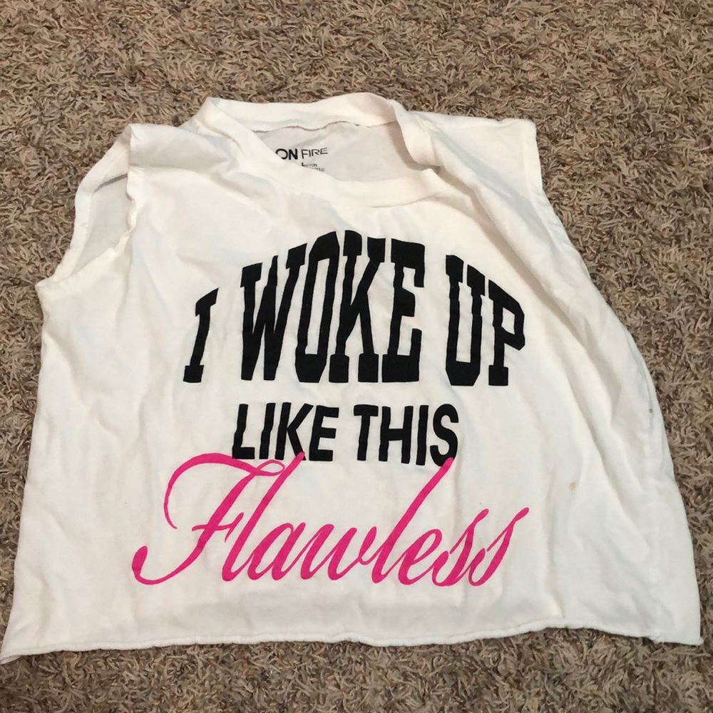I Woke Up Like This tank top